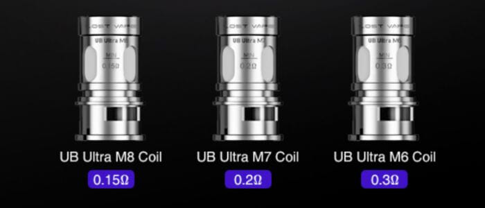 3 différents résistances UB Ultra